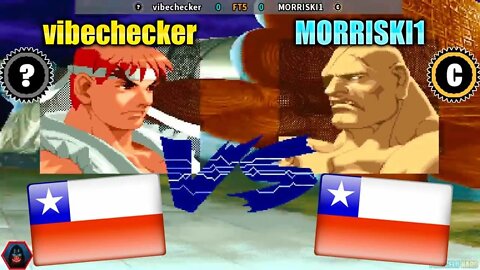 Street Fighter Alpha: Warriors Dreams (vibechecker Vs. MORRISKI1) [Chile Vs. Chile]