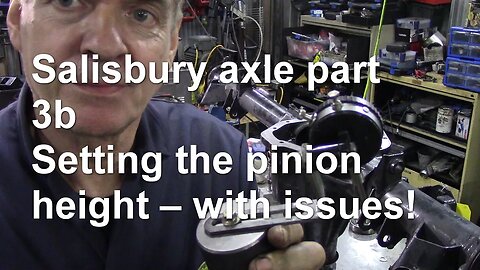 Salisbury axle height gauge and shim issues 3b