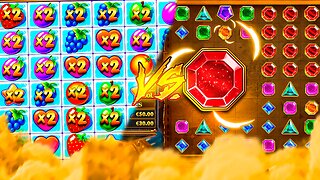 Fruit Party vs Gems Bonanza (Gambling on Stake)