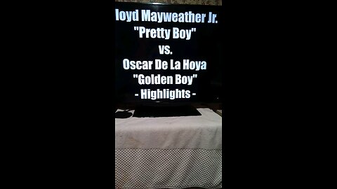 FLOYD MAYWEATHER VS OSCAR D LA HOYA.. HIGHLIGHTS (part 1)