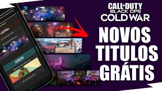 Como obter TITULOS Gratuitos com o App Black Ops Cold War COMPANION | TheMarkDumall