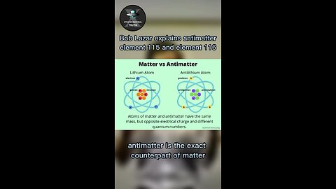 Bob Lazar explains antimatter, element 115 and element 116 #area51 #ufo #uan #boblazar