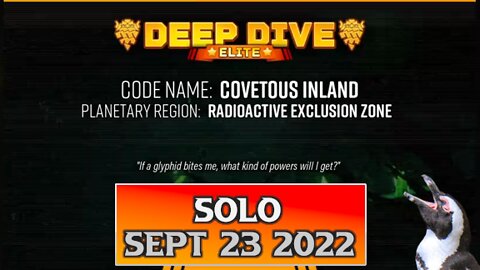 Deep Rock Galactic Elite Deep Dive – September 23 2022 – Covetous Inland