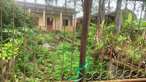 Clean up the abandoned kindergarten with overgrown grass | SATISFIED TRANSFORMATION