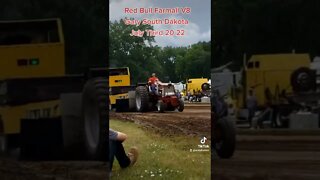 RedBull Farmall V8 SledPulling Gary South Dakota July 3rd 2022