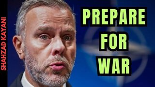 NATO Admiral - "Be Prepared For War" Stock Up On Water, Flashlights and Radios