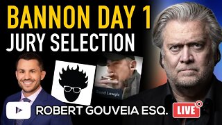 Steve Bannon Trial Day 1: Jury Selection Transcript Review