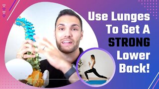How To Use Lunges For A Strong Lower Back | Safe Lunge Demo