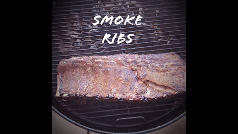 Weber Grilled Spare Ribs! A summertime treat.