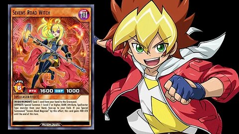 Yu-Gi-Oh! Duel Links - First Time! Yuga Summons Sevens Road Witch!