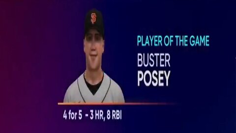 Buster Posey Day 21 MLB The Show 22 Franchise Gameplay