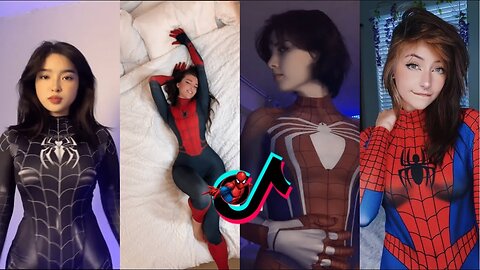 SpiderGirl Transition Time || TikTok Compilation || Spiderman Challenge #tiktok #spiderman