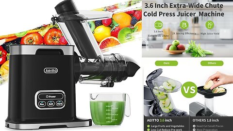 Unlock a Healthier You with Aeitto Masticating Juicer The Ultimate Wellness Upgrade