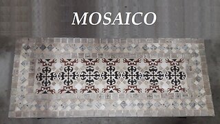 MOSAICO COM PEÇAS DE CERÃMICA @lucibuzo