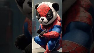 Spider-Man as a Cute Panda #shorts