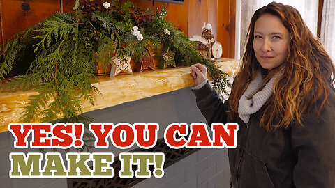 Make a BEAUTIFUL holiday bouquet in the dead of WINTER!