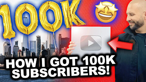 The Story Of How I Reached 100k Subscribers! (It's Not What You Think)