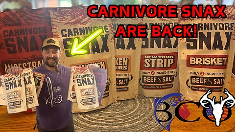 finally got restocked on my favorite snacks... CARNIVORE SNAX! | bco review |