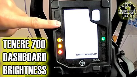 How To Adjust Tenere 700 Dash Brightness