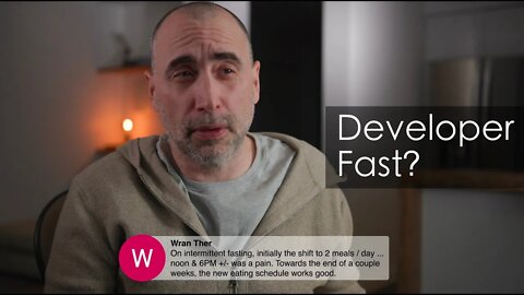 Developers are intermittent fasting for svelte bodies