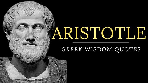 Aristotle (Life Changing Quotes)- ANCIENT GREEK WISDOM & PHILOSOPHY Artistic Motivation