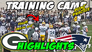 Reacting to Packers TRAINING CAMP Joint Practice w/ Patriots Highlights! Day 2