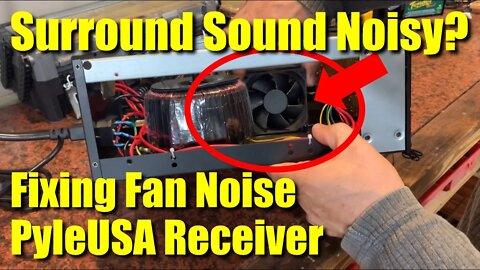 ✅ Surround Sound Receiver Too Noisy? Easy Fix for Audio Video Receiver with Buzzing Fan PyleUSA