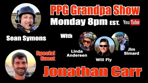 E137 - Jonathan Carr - Things you don't hear about on the net - PPG Grandpas Paramotor Podcast