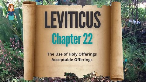 Leviticus Chapter 22 | NRSV Bible - Read Aloud