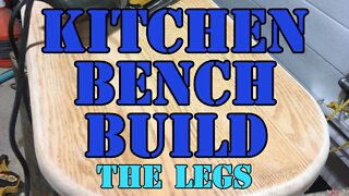 Kitchen Bench Build - The Feet of the Bench - Leveling
