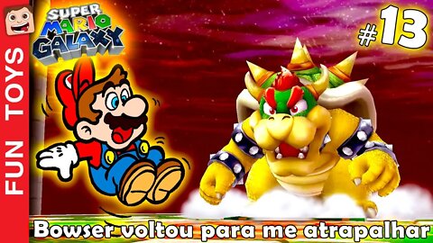 ⭐️ Super Mario Galaxy #13 - Uma NOVA Estrela, Verde e o Bowser veio me atrapalhar de novo!!! ✳️