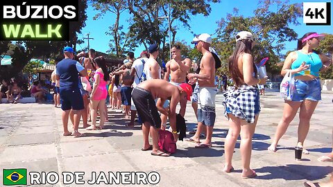 🇧🇷 Walking Armação dos Búzios | State of Rio de Janeiro, Brazil【 4K 】
