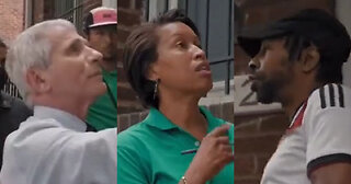 Fauci, DC Mayor Bowser Go Door-to-Door to Promote COVID Vaccine. One Resident Gives Them an Earful.