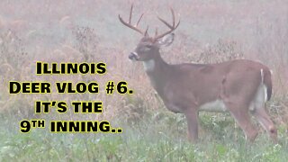 Illinois archery-Kapper deer vlog #6! It's the 9th inning on a beautiful clover plot...