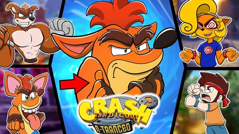 Crash Bandicoot 2 N-Tranced | CRASH vs FAKE Crash - Rk Play