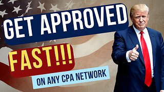 Secret: How To Get Approved On Any CPA Network Fast 2023 🔥🔥 #affiliatemarketing #makemoneyfast
