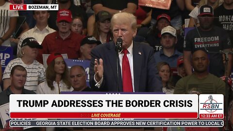 WATCH: President Trump's Full Remarks at Rally in Bozeman, MT - 8/9/2024