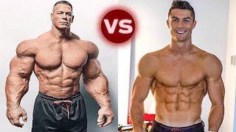 John Cena vs Christiano Ronaldo transformation !who is better?