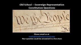 Old School - Sovereign Representation - Jan 6, 2023