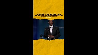 #denzelwashington My wife is the most important person in my life. 🎥 @tntdrama