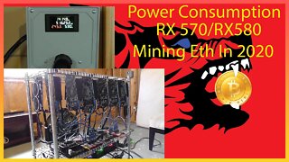 GPU Mining Power Consumption on My 2 Rigs Rx570/580
