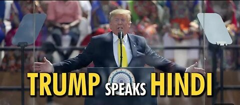 Donald Trump's & his Hindi / Donald Trump speech from Motera Stadium /