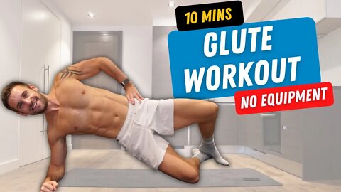 Lying Glute Workout for a 🍑 Peachy Bum | Knee Friendly | No Equipment 10 mins