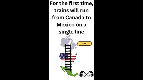 For the first time, trains will run from Canada to Mexico on a single line