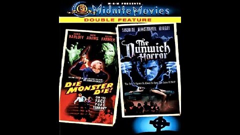 DIE, MONSTER, DIE! 1965 & THE DUNWICH HORROR 1970 H.P. Lovecraft Twin Terror DOUBLE FEATURE