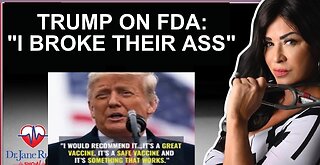 Trump Still Supports Covid “Vaccines” Ignores Adverse Reactions & Deaths