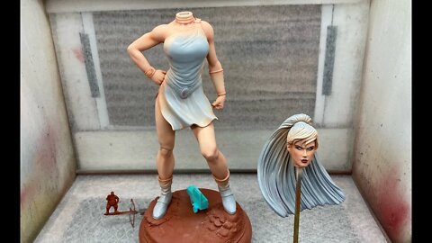 VinceVellCUSTOMS Live Stream - Giganta Paint work on Outfit & More