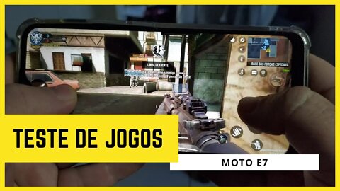 Limitado, Fazendo teste de jogos no Moto E7 [Bem básico]