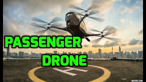 Drone You Can Fly as a Passenger! | TMI