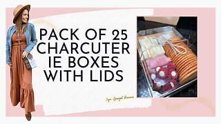 pack of 25 charcuterie boxes with lids review